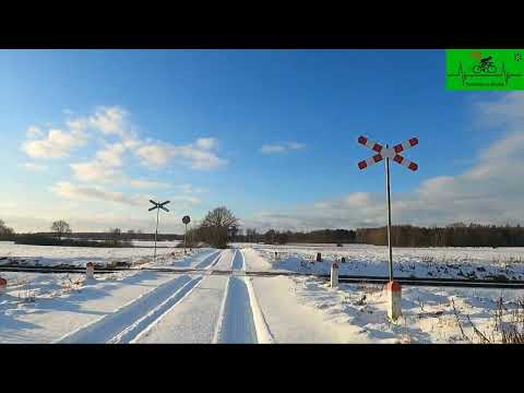 Borzęcin municipal road winter
