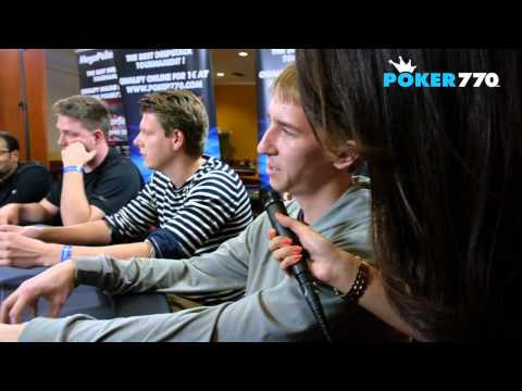 MegaPokerSeries Croatia 2012 - Interview TV Table [ENG]