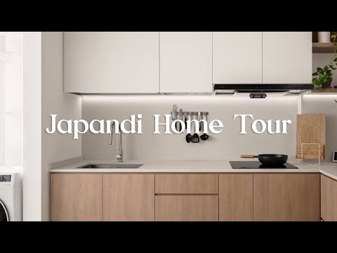 Self-Designed Japandi Home Tour of a 4-room HDB Flat in Singapore
