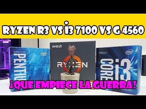 Ryzen R3 1200 vs i3 7100 vs Pentium G4560: ¡Que empiece la guerra!