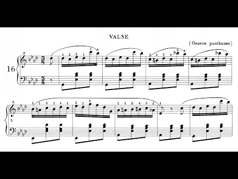 Frédéric Chopin - Waltz No.16, B.21