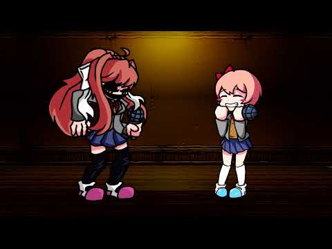 Nightmare Run but Monika.chr and Sayori sings it (VS Indie Cross Update Cover)