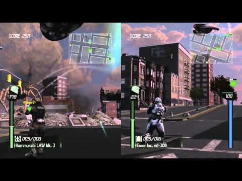 Earth Defense Force - Insect Armageddon: Splitscreen Koop-Modus Trailer