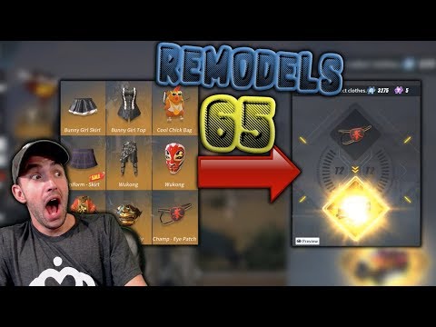 USING 65 REMODEL TICKETS IN RULES OF SURVIVAL!