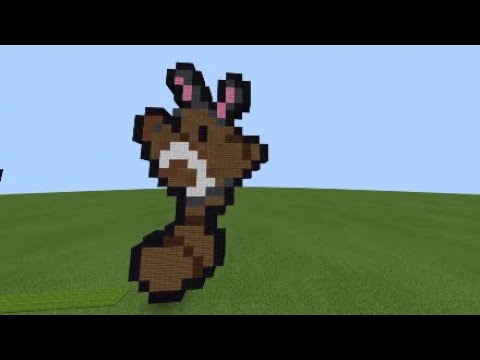 How to Make Sentret Pixel Art in Minecraft