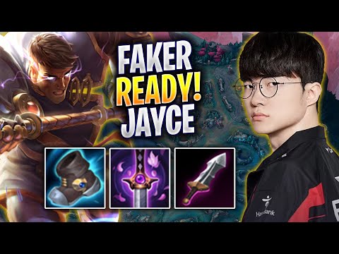 FAKER IS READY TO PLAY JAYCE MID! - T1 Faker Plays Jayce MID vs Syndra! | Season 2025