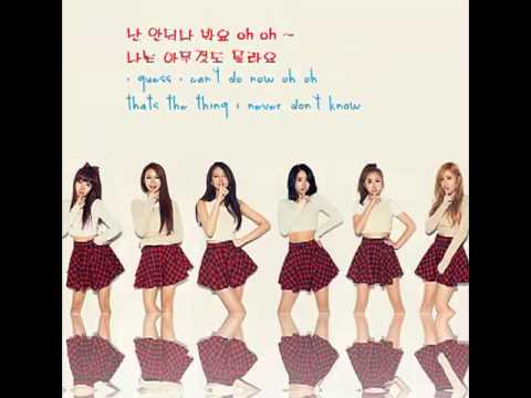 Fiestar - I Don't Know Lyrics
