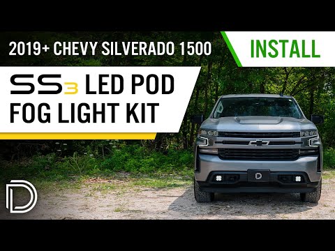 How to Install 2019-2021 Chevy Silverado 1500 SS3 Fog Light Kit | Diode Dynamics