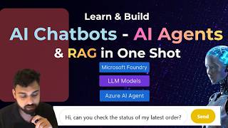 Build AI Chatbots, AI Agents & RAG from Scratch | Your First AI Projec