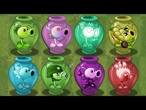 PvZ 2 All Pea Vasebreaker VS All Gargantaur Zombies