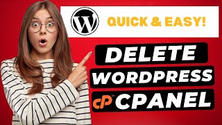How To Delete A WordPress Site From cPanel (2024) 🔥 | FAST & Easy!