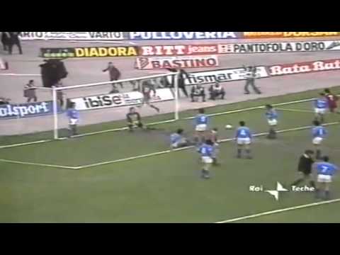 Serie A 1986-1987, day 25 Torino - Brescia 2-2 (Ceramicola o.g., Occhipinti, P.Mariani, Ceramicola)