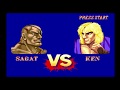 Street Fighter II Turbo Hyper Fighting Sagat TAS 1080p 60fps