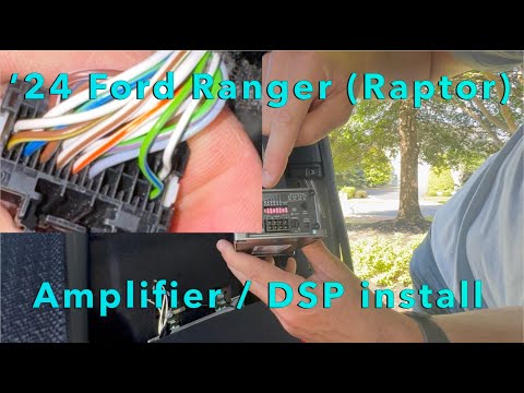 2024 Ford Ranger Raptor amplifier install (replacing B&O 10 speaker amp)