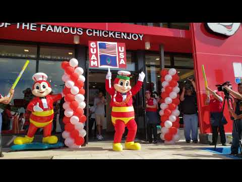 Grande inauguração do Jollibee Guam