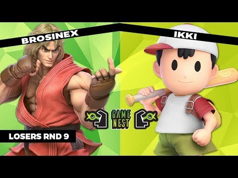 Game Nest Smash It Up: Brosinex (Ken) vs Ikki (Ness/Ike) - Losers Round 8