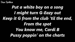 G Eazy - No Limit Feat. ASAP Rocky &amp; Cardi B (Lyrics)