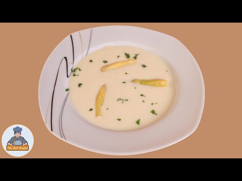 Recette de velouté d'asperges blanches et fraîches. Un régal !