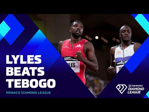 Lyles edges out Tebogo to win 200m in Monaco | Wanda Diamond League