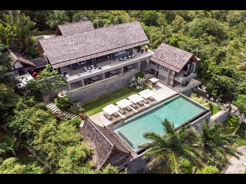 Thai Regal Modern Luxury 6 Bed Sea View Villa at Bophut Hills, Koh Samui