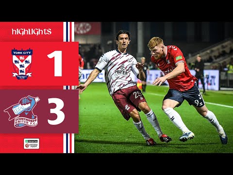 📺 Match Highlights | York City 1-3 Scunthorpe United | 2025/26