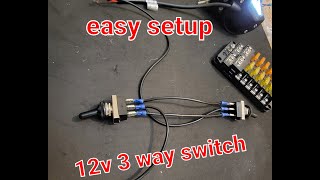 12v 3 Way Switch DIY