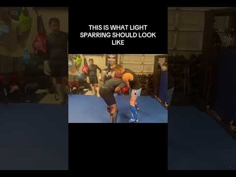 WHAT LIGHT SPARRING SHOULD LOOK LIKE