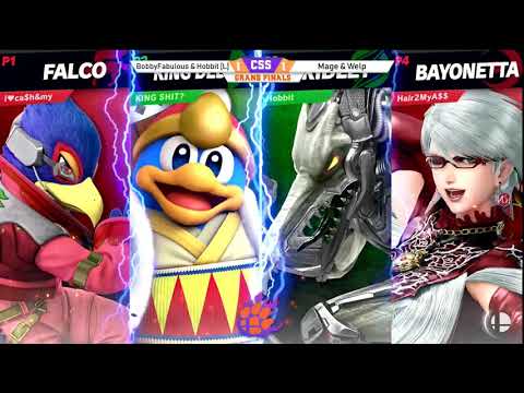 CSS 25 Doubles - GF - BobbyFabulous & Hobbit(DDD/Ridley) vs. Mage & Welp (Falco/Bayo) - SSBU