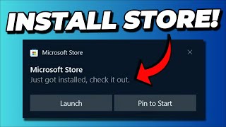 The BEST Way to Install or Reinstall the Microsoft Store on Windows 11