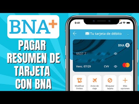 How to Pay Card Summary with BNA