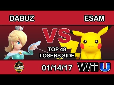 2GGC: Genesis Saga - RNG | Dabuz (Rosalina) Vs. PG | Esam (Pikachu) Top 48 Losers - Smash Wii U