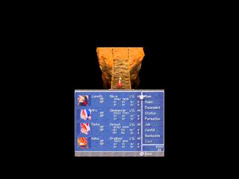 Final Fantasy III DS Walkthrough Part 54 - Bahamut's Lair (Optional)