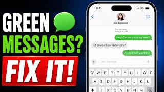 How to Fix iPhone Sending Green Messages