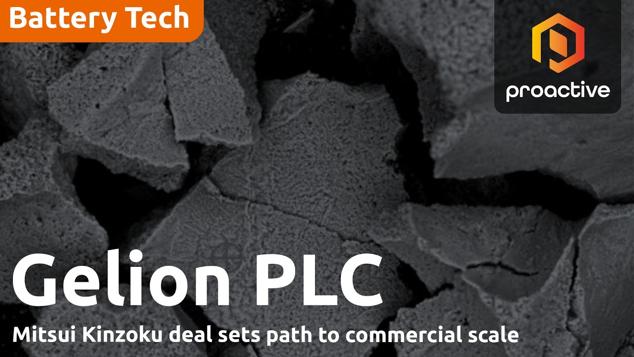 Gelion CEO says £2m Mitsui Kinzoku deal will help develop and scale up sulfur battery tech