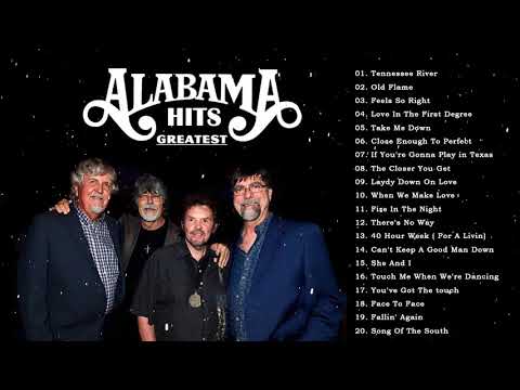 Best Songs Of Alabama || Alabama Greatest Hits Playlist || Alabama Classic Country  Best Songs Ever