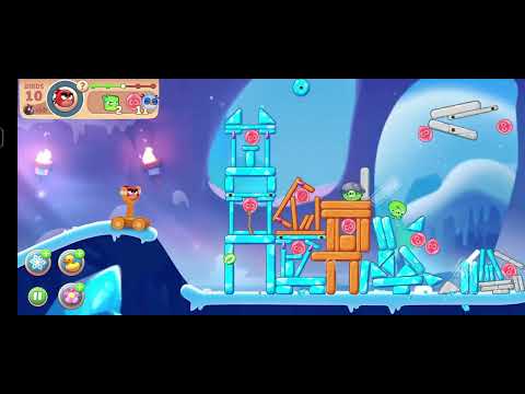 @AngryBirds land 7 angrybird Icy Caverns cross level 1679 V#491 #gameplay #nocopyright #gaming
