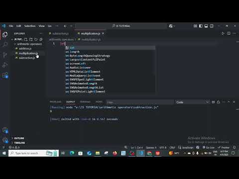 Javascript Arithmetic Operators Explained With Variables Beginner Friendly
