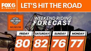 Pronóstico de fin de semana para motociclistas en Wisconsin del 21 al 23 de agosto de 2026 | FOX6...