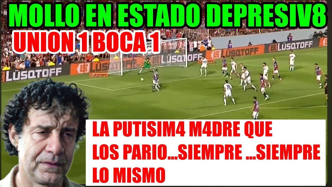 MOLLO DESTRUID8 #UNION 1-1 #BOCA LA REPUTISIM4 M4DR3 QUE LOS PARI* ! SIEMPR LO MISMO #GAGO ! SIEMPRE