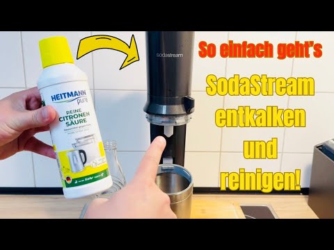 SodaStream descaling and cleaning - SodaStream carbonator nozzle cleaning - SodaStream descaling ...