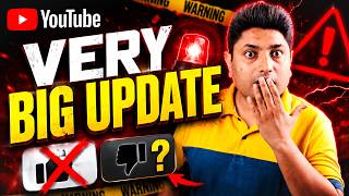 YouTube Like & Dislike Button Update 2026 | Big Update for Creators thumbnail
