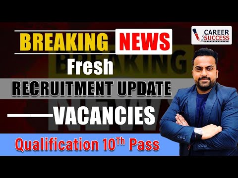 Fresh Recruitment Update || 12000 Vacancies expected || Notification Soon @CareerSuccessJammu
