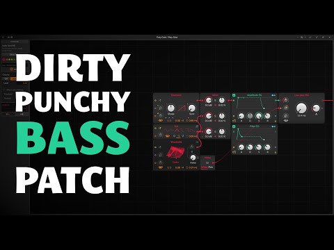 Building a Beginner-Friendly Bass Patch in Bitwig's Grid