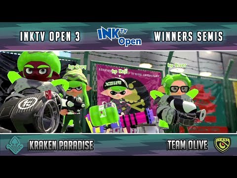 Splatoon 2 - InkTV Open 3 Winners Semis - Kraken Paradise vs Team Olive