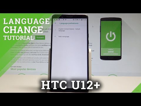 How to Change Language on HTC U12+ - Set Up HTC Languages |HardReset.Info