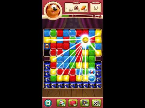 Toon Blast Level 3697 - NO BOOSTERS 🐻🐺🐱 | SKILLGAMING ✔️