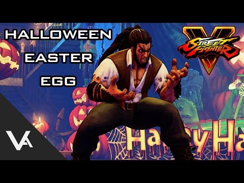 Street Fighter V - How To Unlock Hidden Halloween Costume Easter Eggs!