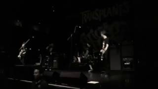 Transplants Live - Tall Cans in the Air