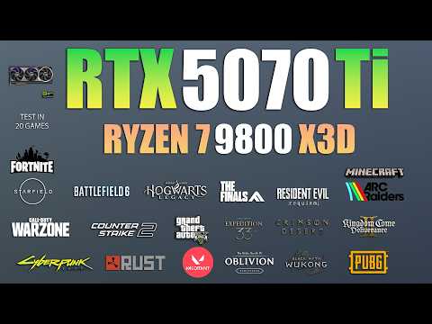 Se 5070 Ti i tjugo spel - var 4K blir prisvärt