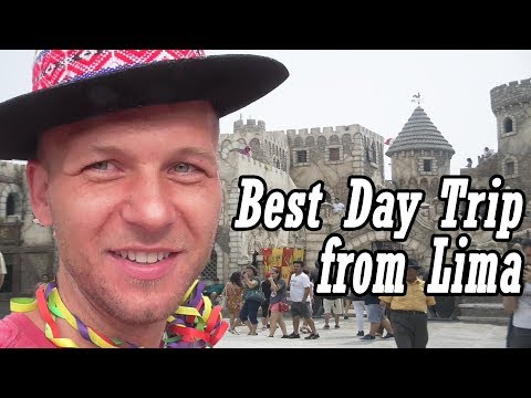 Best Day Trip from Lima - Chancay Castle Cultural Entertainment Park and Beach PERU TRAVEL VLOG 2019